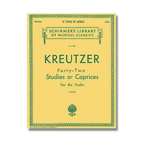 Kreutzer 42 Studies or Caprices for Violin - South Windsor School of Music