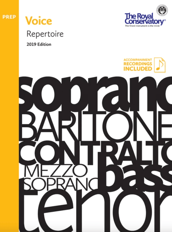 Royal Conservatory Voice Repertoire - South Windsor School of Music